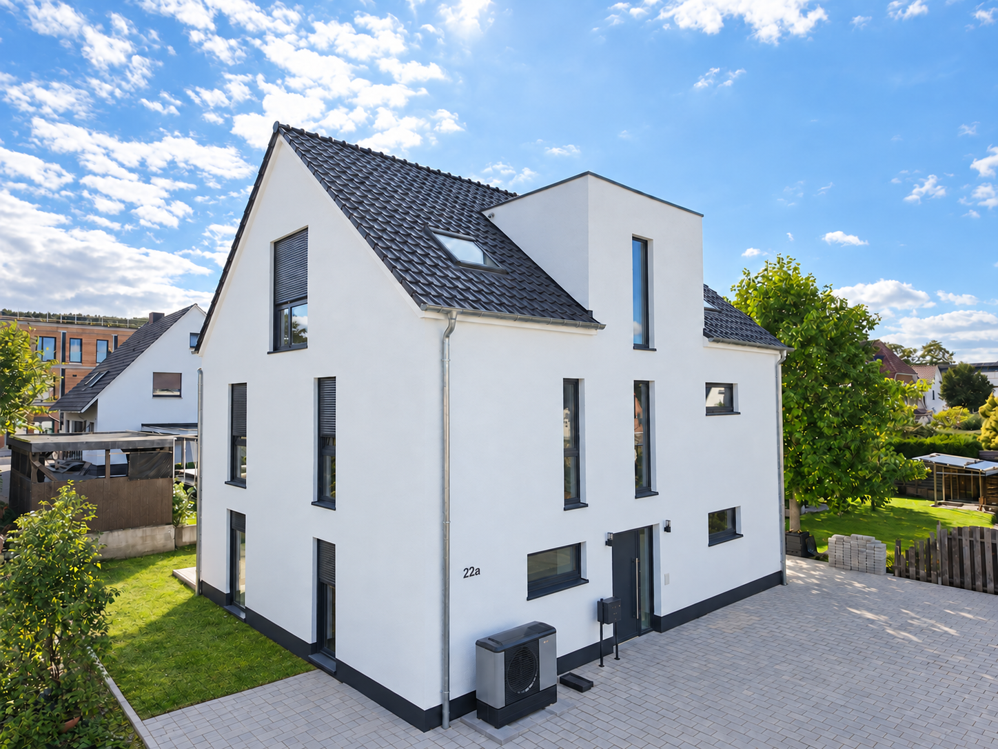 Fertiggestelltes Einfamilienhaus aus den Projekten von Buling Bau
